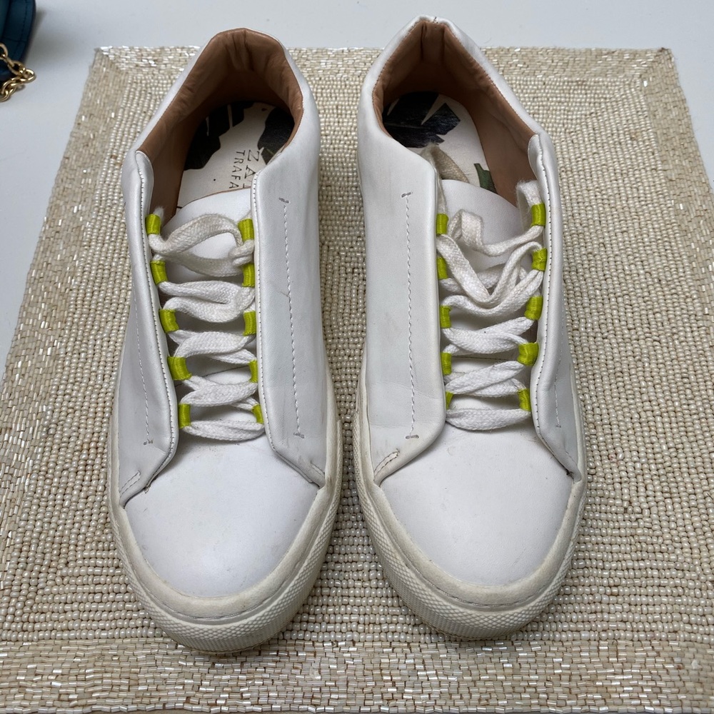 White Zara sneakers!